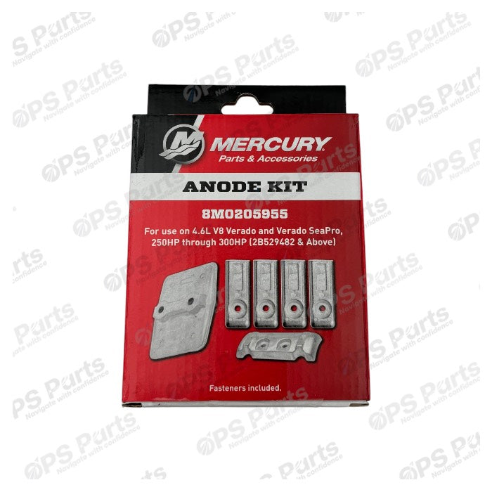 OPS Parts - 250-300HP V8 Verado Outboards Anode Kit – 8M0205955