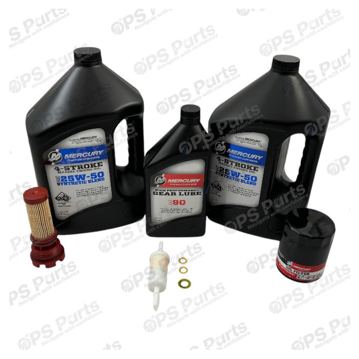 135-200HP L4 Verado SC 100 Hour Service Kit w/ Oil & Lube - OPS-95507