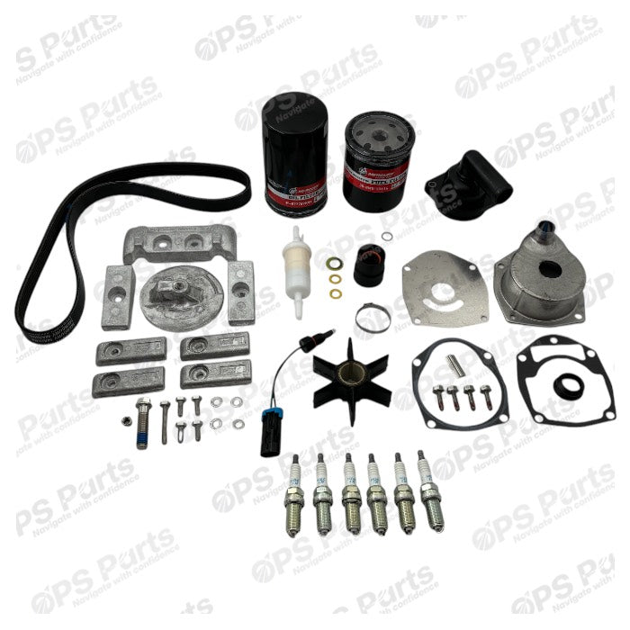 350-400HP 2.6L L6 Verado 300 Hour Service Kit w/ Anodes - OPS-95514