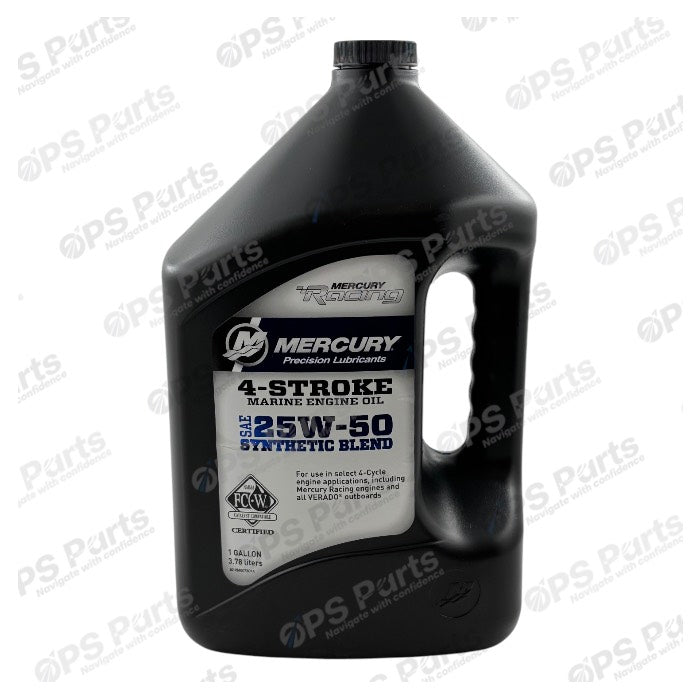 Mercury Verado Racing Oil - 25W-50 Synthetic Blend - Gallon - 8M0078014