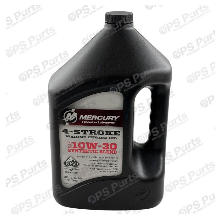 Mercury Engine Oil - 10W-30 Synthetic Blend - Gallon - 8M0142151