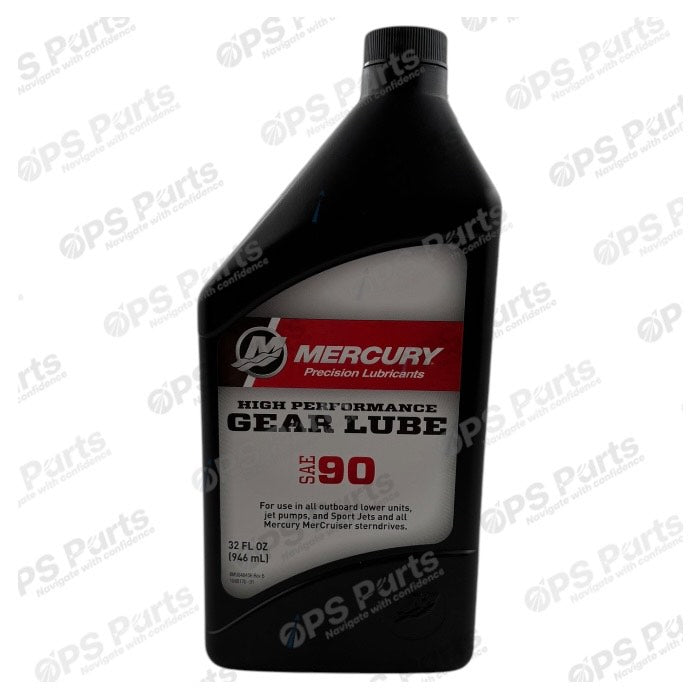 Mercury High Performance Gear Lube Oil - SAE-90 - Quart - 8M0222063