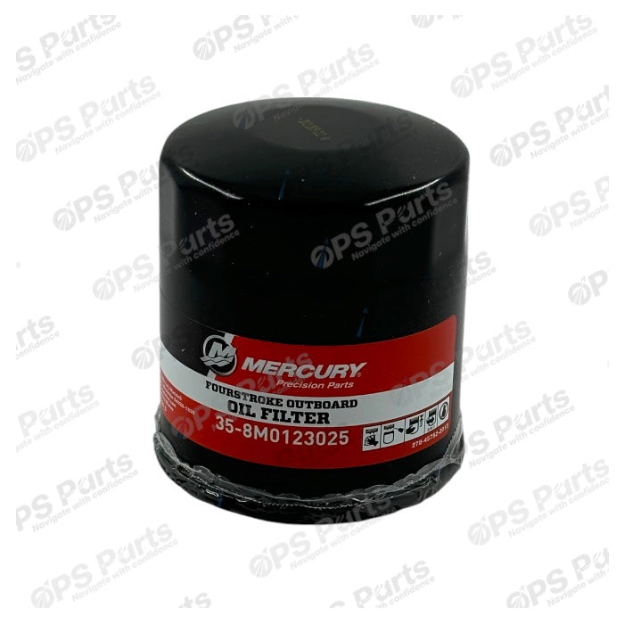 Mercury 175-300HP V6 & V8 Outboard Oil Filter - 8M0123025