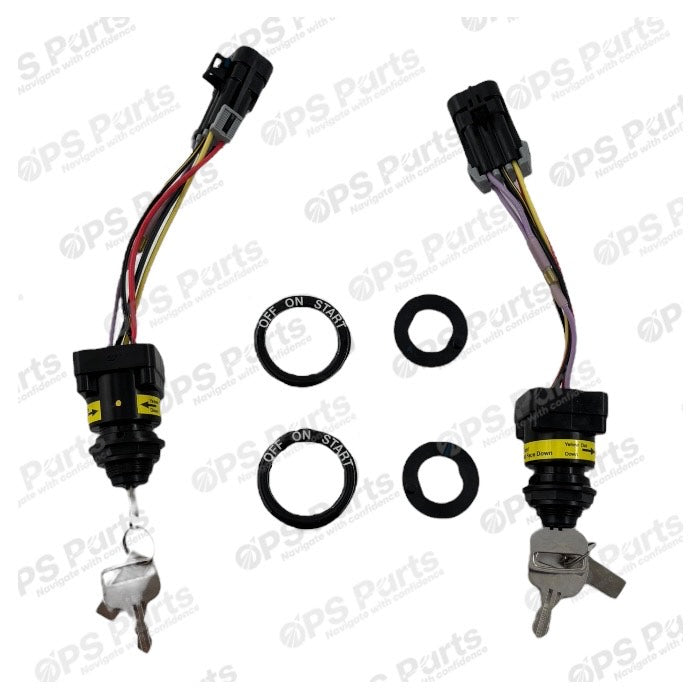 3 Position Key Switch w/ Decal and Washer - 897716K02